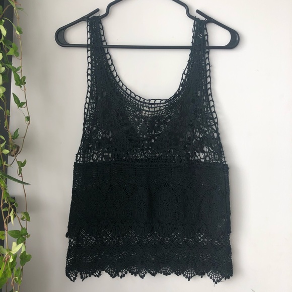 5/$20 Lace tank top, size XS - Picture 1 of 7